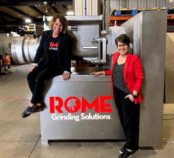 Kate Rome and Kelley Newgard represent the women in leadership at Rome Grinding Solutions