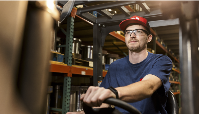 Industries served-Man on pickup vehicle indoor menu image