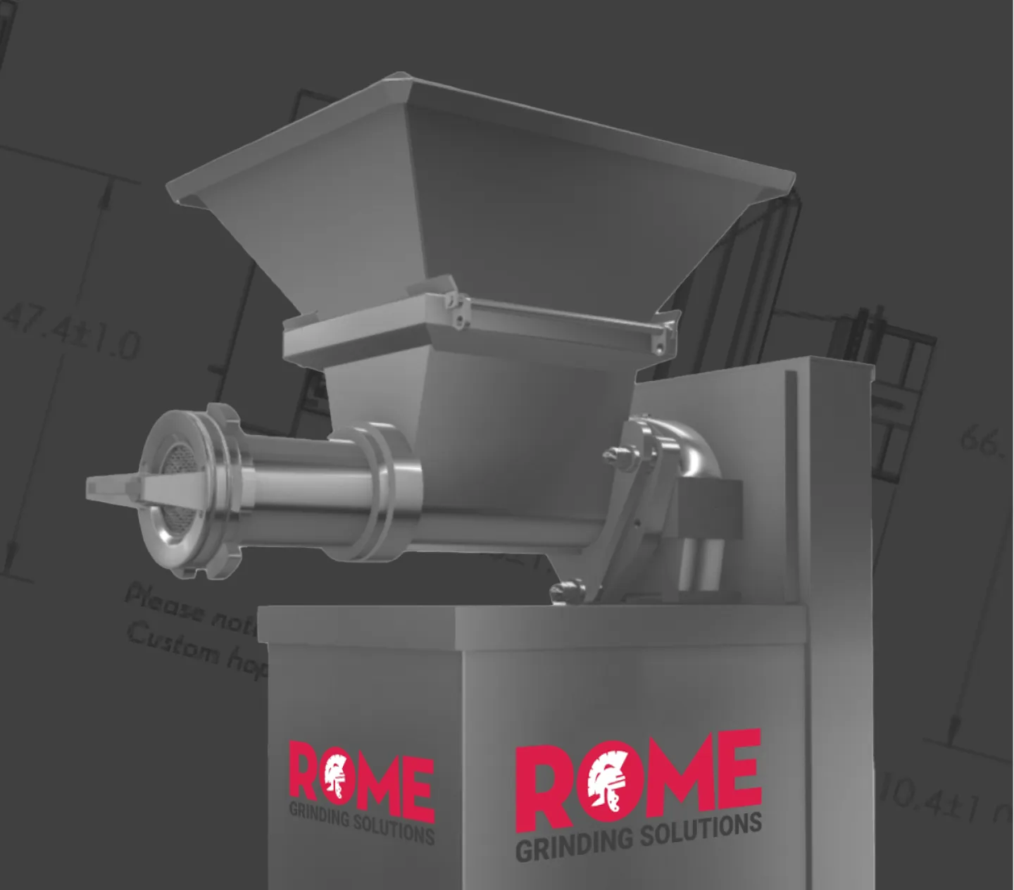 The Titan grinder from Rome Grinding Solutions